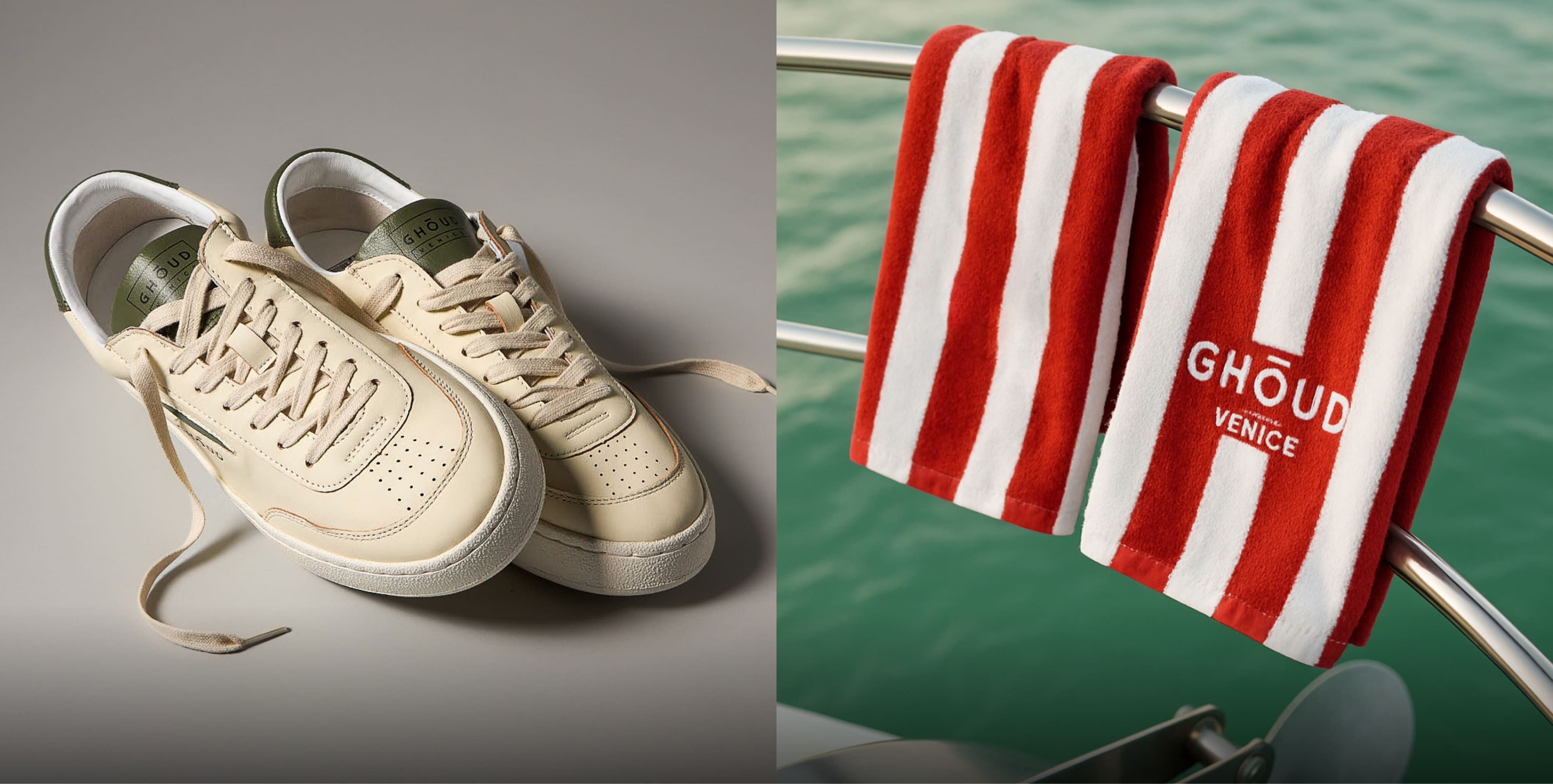 スニーカー GHOUD Men Sneakers Cream LDLM GL09 スニーカー GHOUD Men Sneakers Cream LDLM GL09 Ghōud Venice