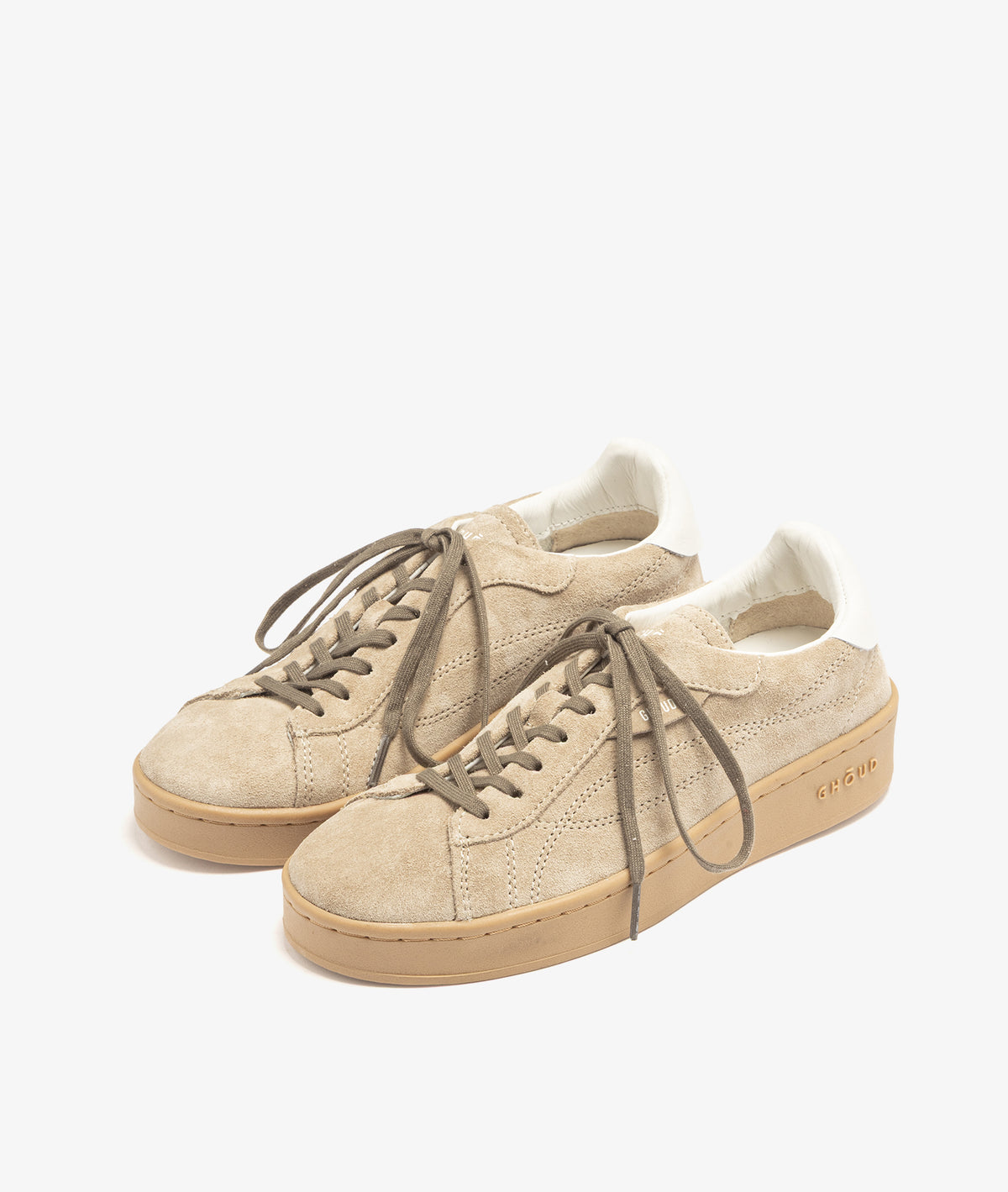 Sneakers Echo in pelle scamosciata Beige Ostrica