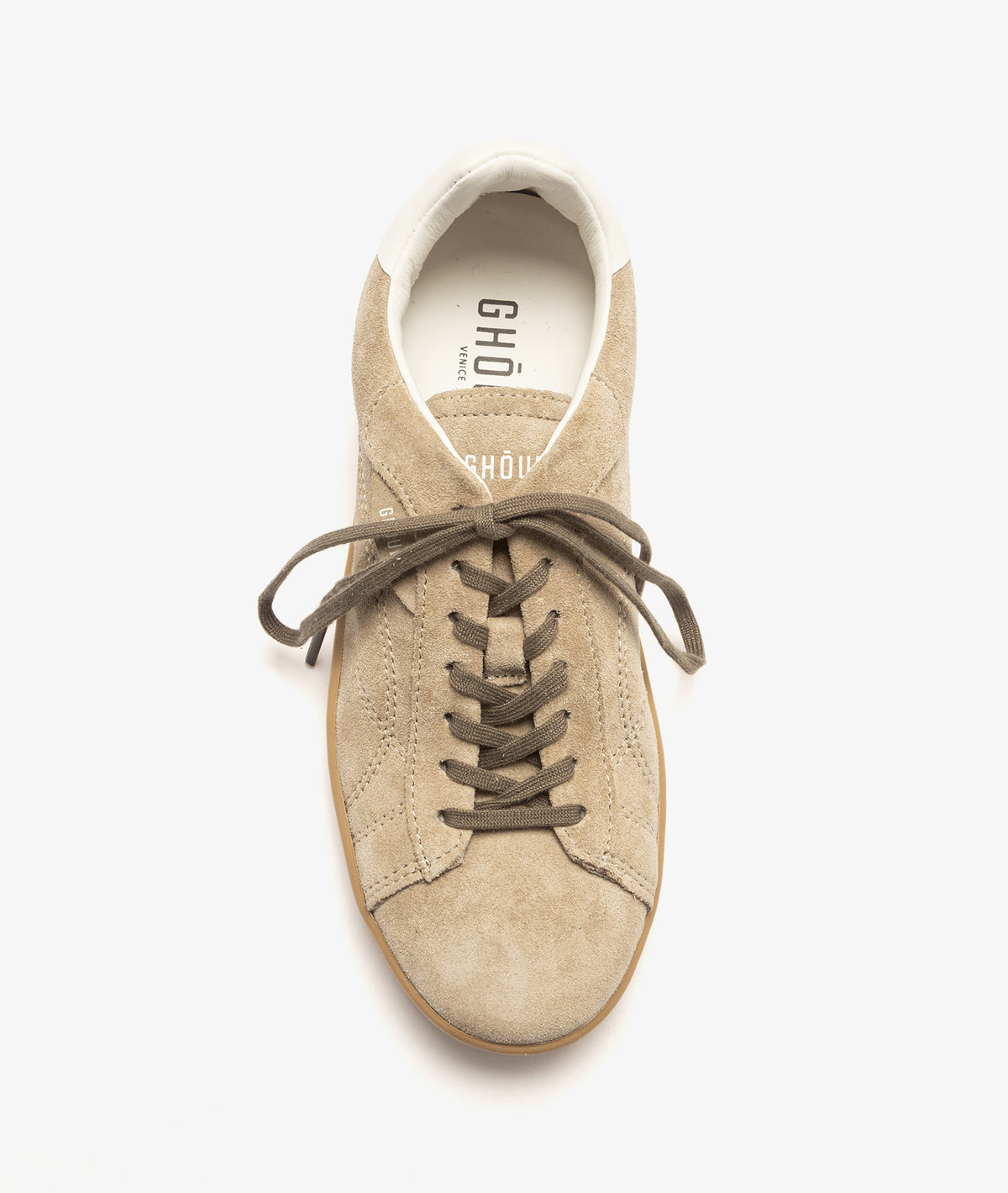 Sneakers Echo in pelle scamosciata Beige Ostrica