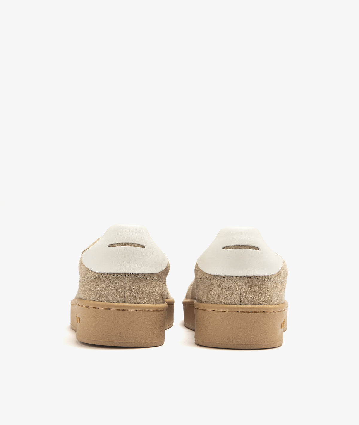 Sneakers Echo in pelle scamosciata Beige Ostrica