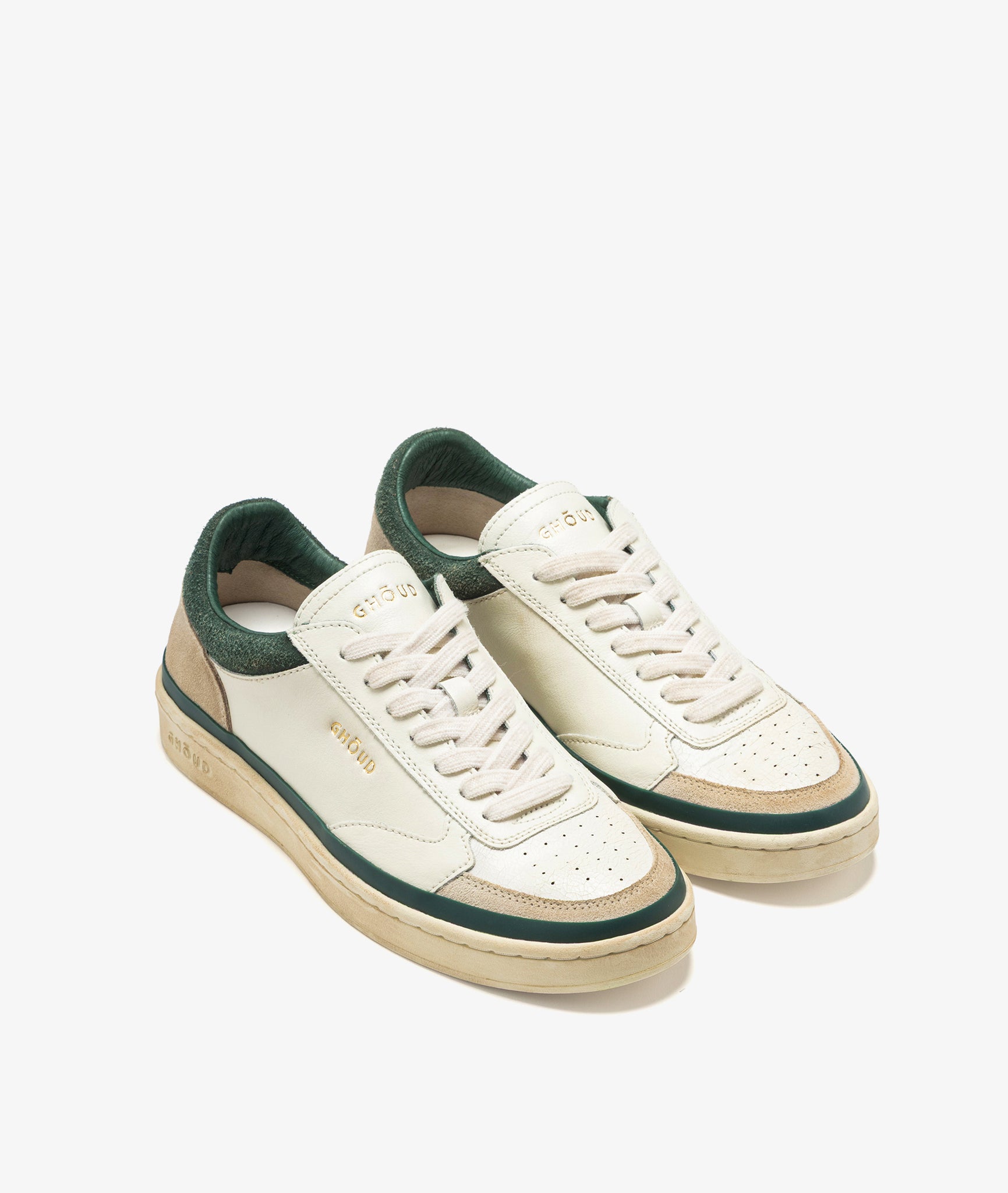 Ghōud Pads Crack Marshmallow Hunter Green