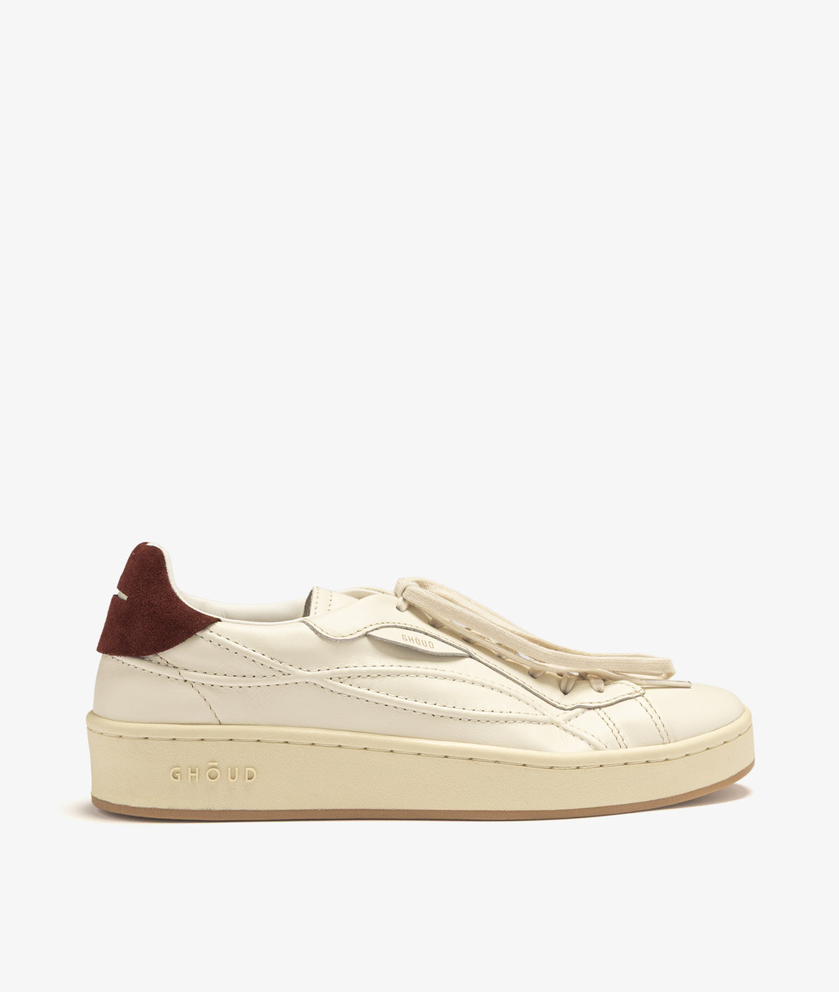 Ghōud Echo Oyster Ivory and Bordeaux